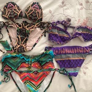 3 swim suits Mara Hoffman Ella moss SMALL